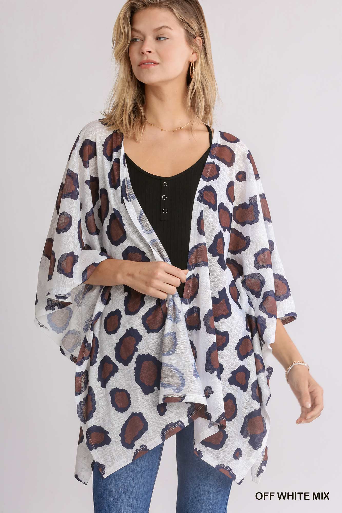 Umgee Animal Print Kimono