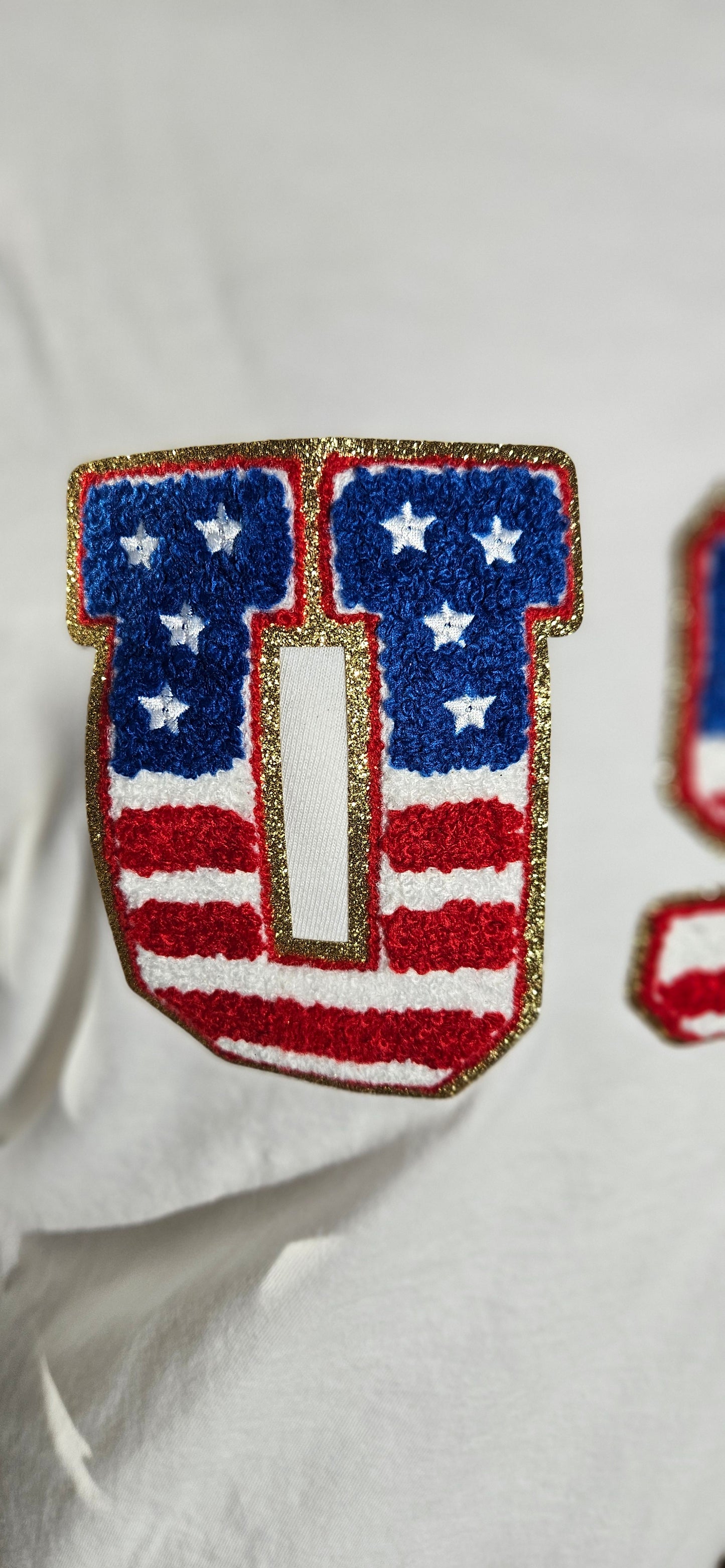 USA CHENILLE PATCH TEE