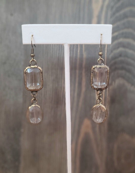 Keylime Crystal Drop Earrings