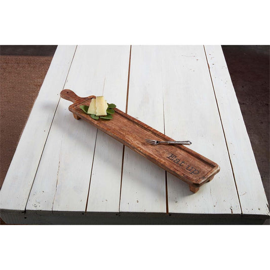 Mud Pie Paddle Serving Board withPedestal Feet