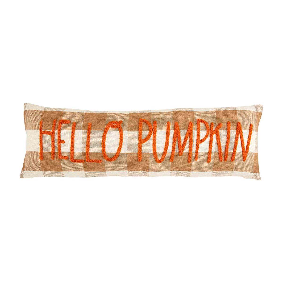 Mud Pie Long Fall Pumpkin Pillow