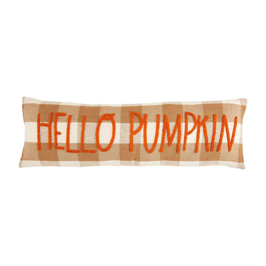 Mud Pie Long Fall Pumpkin Pillow